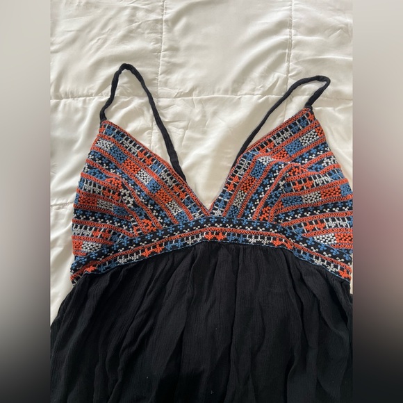 Elegant Black and Red Women's Swim Coverup - Picture 3 of 3